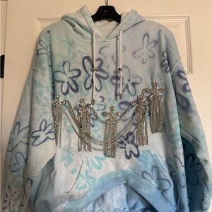 Collina Strada Soft Pastel Blue Hoodie